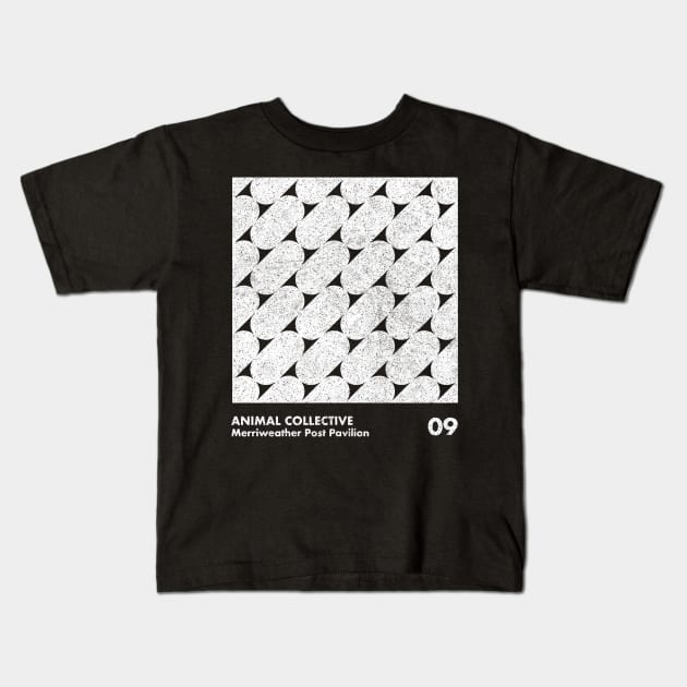 Animal Collective / Minimal Graphic Design Tribute Kids T-Shirt by saudade